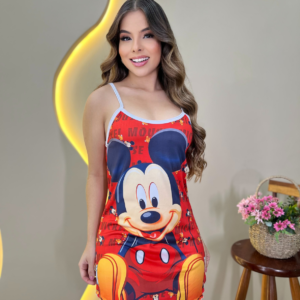 Camisola Sublimada Mickey - Vermelha