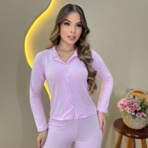 Pijama Americano Rosa Claro