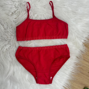 Conjunto Menina Moça Vermelho