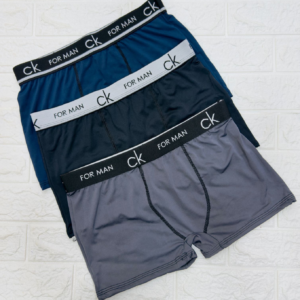 Cueca Calvin Klein PCT c/ 3 unid (Azul, Preto e Cinza)