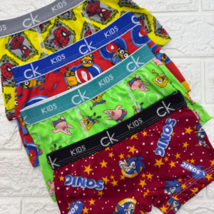 Cueca Box Infantil PCT c/4 unid - estampada